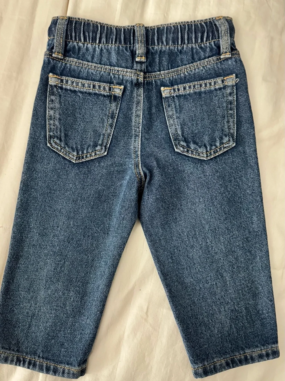 Old Navy Blue Barrel Leg Kids Jeans